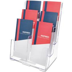 Staples Literature Holder, Clear 77401 Quill
