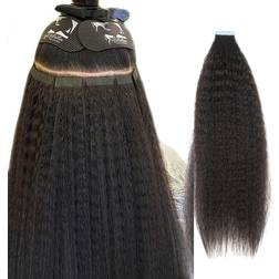 MRS Tape In Hair Extensions 12 inch Natural Black