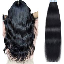 Suyya Tape In Hair Extensions 20" 1#Jet Black