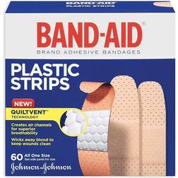 Band-Aid Plastic Strips 60-pack