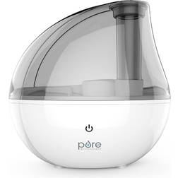 Pure Enrichment MistAire Silver Ultrasonic Cool Mist Humidifier, Whites