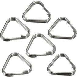 Hama 12mm Triangular Split Rings, 6 Pack