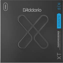 D'Addario Xt Acoustic Phosphor Bronze, Light, 12-53, 3 Sets
