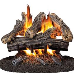 Procom 18 in. Vented Natural Gas Fireplace Log Set