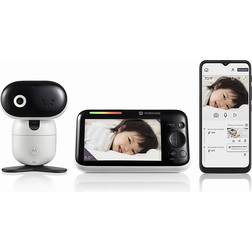 Motorola 5.0 WiFi Hd Motorized Video Baby Monitor White/Black