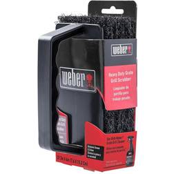 Weber Grill Grate Scrubber includes 3-Pads, Black