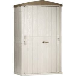 Toomax Lockable Garden Vertical Storage Shed Cabinet, 76 Cu (Building Area )
