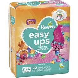 Pampers Girls Easy Ups Size 3T-4T 22ct