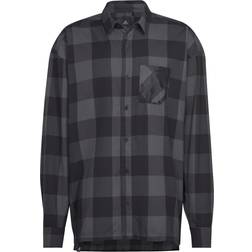 adidas Five Ten Brand Of The Brave Flannel Shirt - Grey Six/Black
