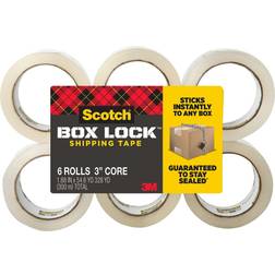 Scotch Box Lock Packaging Tape, 6