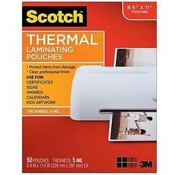 Scotch Thermal Laminating Pouches, Letter