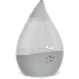 Crane Droplet Ultrasonic Cool Mist Humidifier Gray