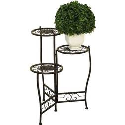Bayden Hill Metal Tiered Traditional Plant Stand