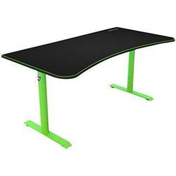 Arozzi Arena Ultrawide Curved Gaming Desk - Green with Black Accents