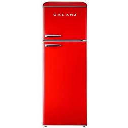 Galanz GLR12TRDEFR Refrigerator, Dual Fridge Red