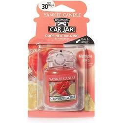 Yankee Candle Car Jar Ultimates Strawberry Lemon Ice Air Freshener