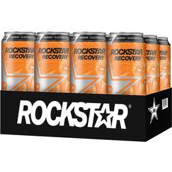 Rockstar Energy Drink with Caffeine Taurine Electrolytes, Recovery
