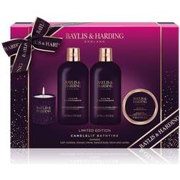 Baylis & Harding Limited Edition Wild Fig Pomegranate Luxury Candlelit Bathtime Gift Set