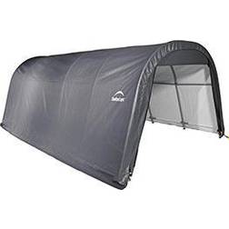 12x20x8 ShelterCoat Round Style Shelter Gray Cover