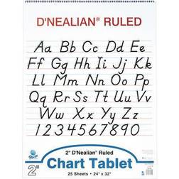 D'Nealian Chart Tablet 25 Sheets