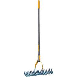 15 in. Adjustable Thatch Rake with Cushion End Grip