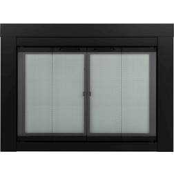 Pleasant Hearth Ascot Small Glass Fireplace Doors