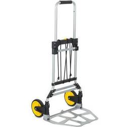 Mount-It! Folding Hand Truck and Dolly, 264 Lb Capacity (MI-902) Silver