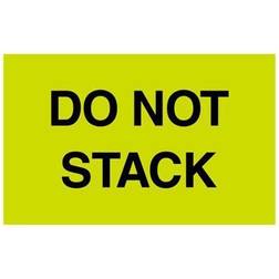 Staples Labels w/ "Do Not Stack"