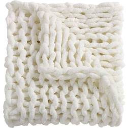 Donna Sharp Chenille Chunky Blankets White (127x101.6)