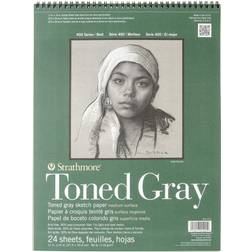 Strathmore Gray Drawing 400 Series Toned Sketch Pad, 11"x14" 24 Sheets