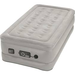 Insta-Bed Raised Twin Airbed with NeverFlat Pump Grey