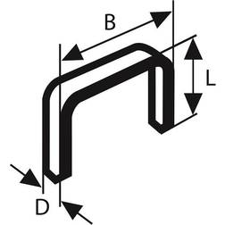 Bosch Fladtrådklammer type