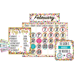 Confetti Calendar Bulletin Board Display by Really Good Stuff LLC
