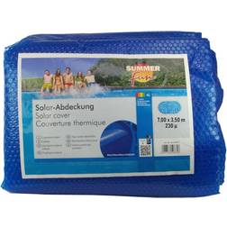 Summer Fun Pool Solar Cover Oval 700x350 cm PE Blue