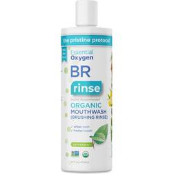 Essential Oxygen BR Organic Mouthwash Brushing Rinse Peppermint 16