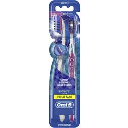 Oral-B Pro-Flex Stain Eraser Manual Toothbrush, Soft, 2 count