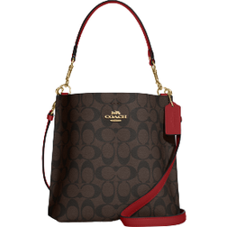 Coach Mollie Bucket Bag 22 In Signature - Gold/Brown