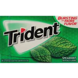 Trident Spearmint Sugar Free Gum, 14