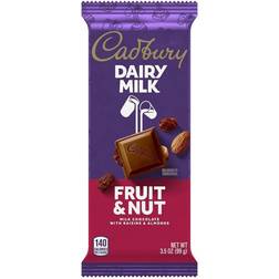 Cadbury Dairy Milk Fruit & Nut Chocolate Candy Bar 3.5oz