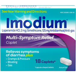 Imodium 18-Pack Multi-Symptom Relief Caplets 18