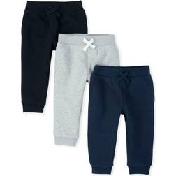 The Children's Place Baby & Toddler Boys Uniform Active Fleece Jogger Pants 3-pack