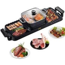 Vevor 2 in 1 Electric Hot Pot Grill