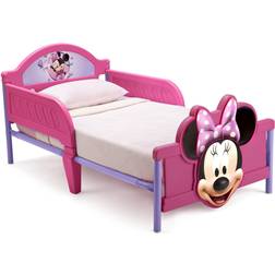Delta Children Minnie Mouse Plastic 3D Toddler Bed 28.5x53"