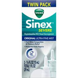 Vicks Sinex SEVERE, Nasal Spray, Original Ultra Fine Mist Sinus Decongestant Allergy Sinus