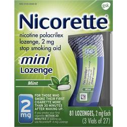 Nicorette 2mg Mint 81 Lozenge
