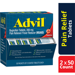 Advil Ibuprofen Packets, 2 Packet, Box Of 50 Tablet