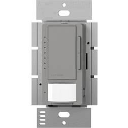 Lutron Maestro LED Dimmer and Motion Sensor, Single Pole and Multi-Location, Gray