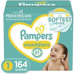 Pampers Swaddlers 164-Count Size 1 Pack Diapers