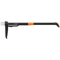 Fiskars 34 in. Aluminum Handle Blade with 4 Claw Weeder