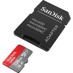 SanDisk Ultra microSDXC Class 10 UHS-I U1 A1 140MB/s 128GB +Adapter